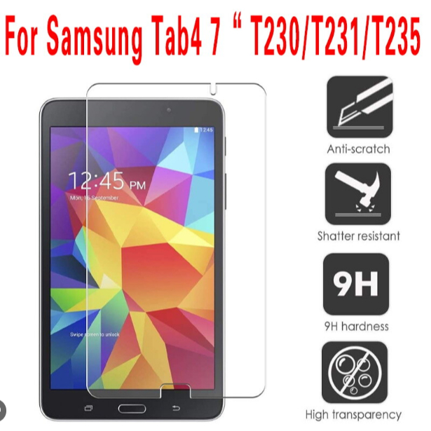 Antigores Samsung Tab 4 7"inch 2014 /T230 /T231 /T235 / tempered glass samsung tab 4 / Anti gores sa
