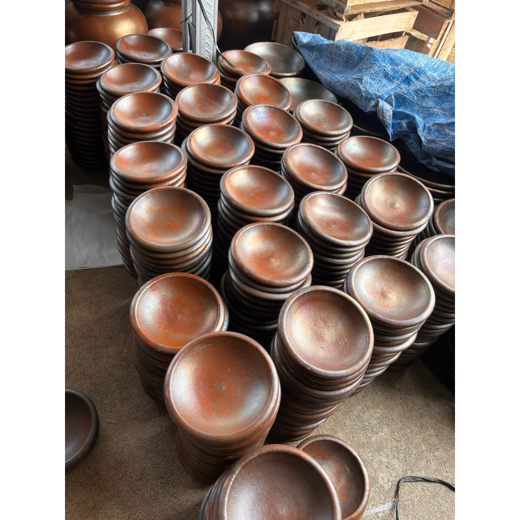 Cobek 18cm Tebal Premium Gerabah Tanah Liat Coek Layah