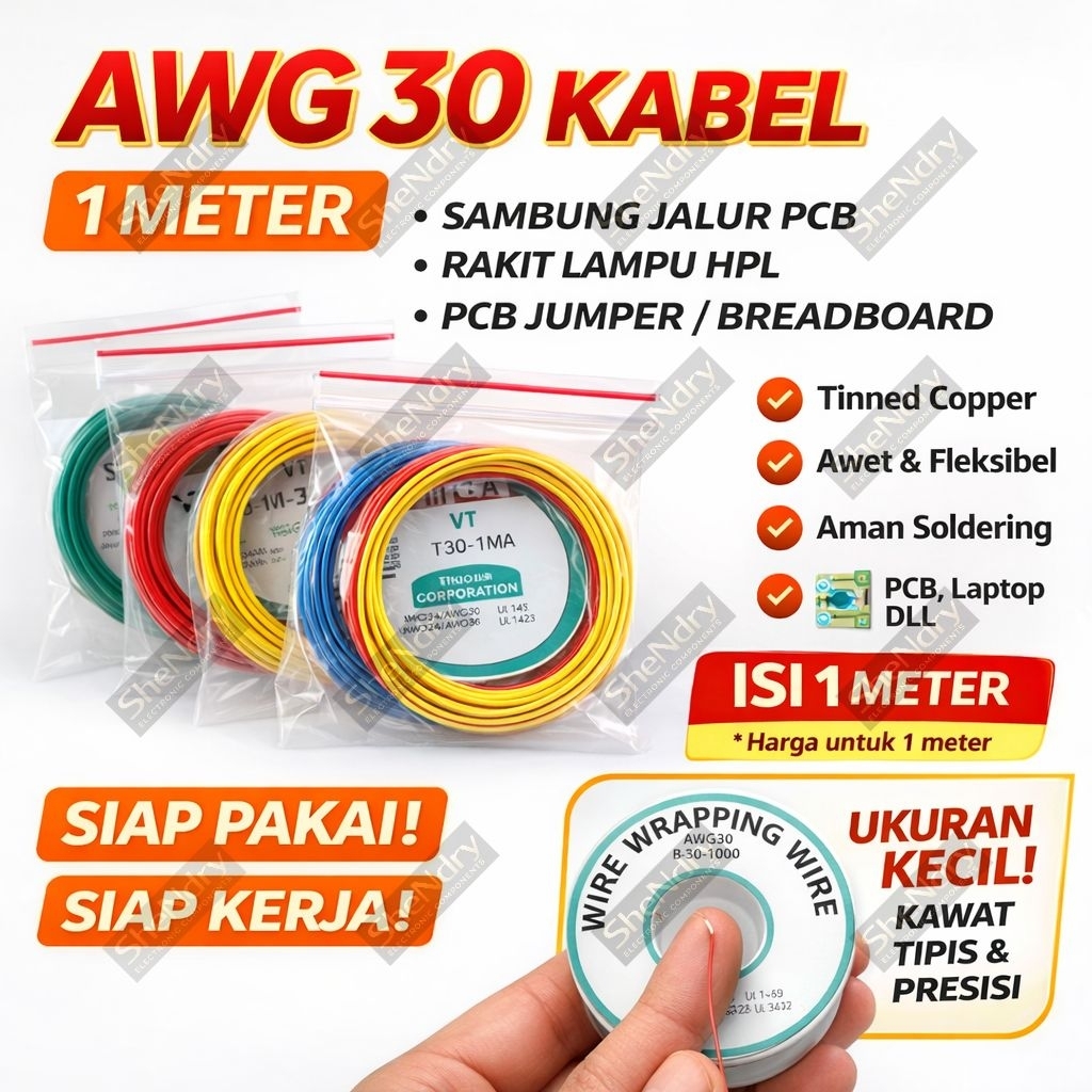 Kabel AWG 30 Wire Wrapping – kabel 1 Meter