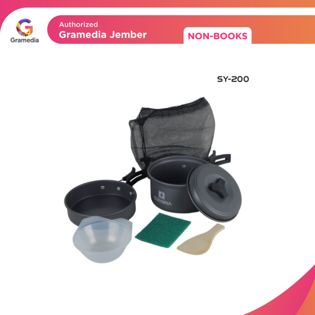 CONSINA COOKING SET CAMPING SY 200 - Gramedia Jember