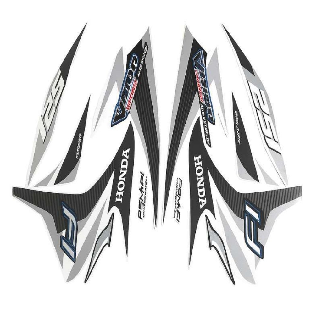 Striping stiker body motor Honda vario techno 125 Iss 2014 stiker list bodi motor vario 125 techno p