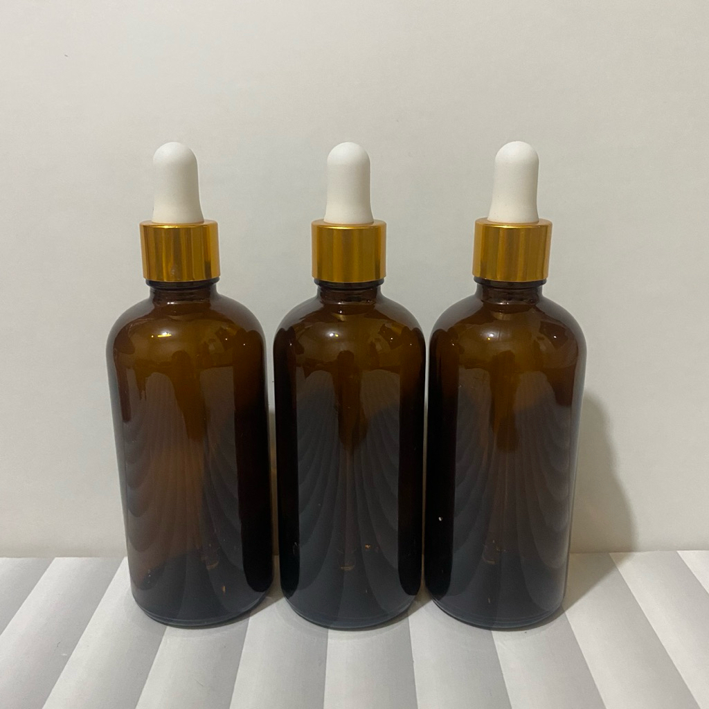 Botol Pipet Kaca Coklat 100ml