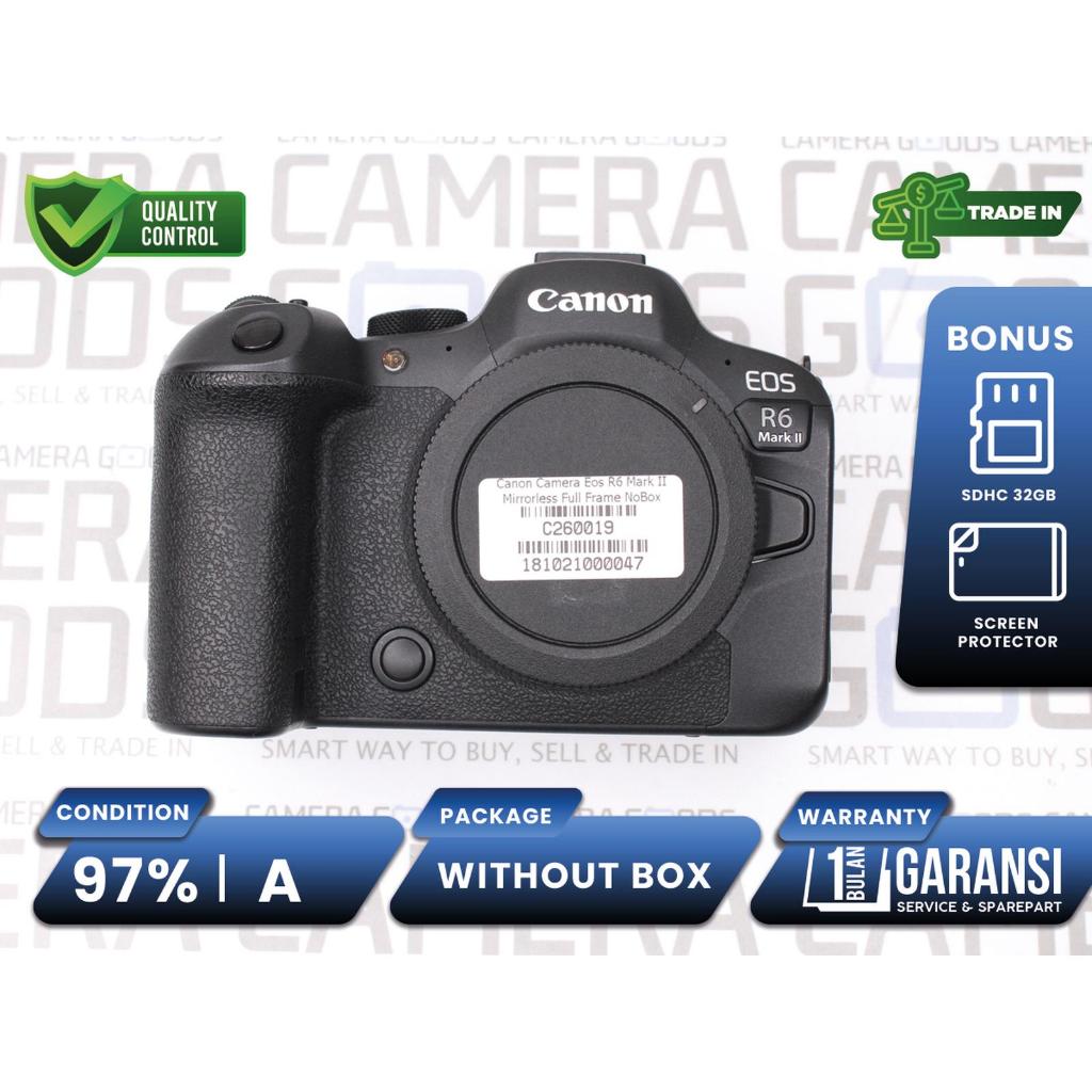 Kamera Canon EOS R6 II FullFrame Camera Digital Mirrorless Second Bekas Grade A / EOS R6II - C260019