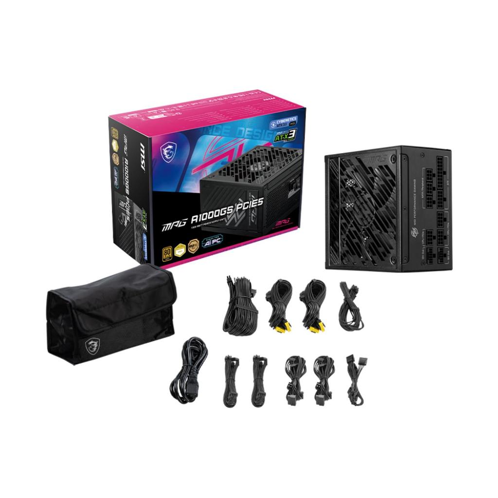 MSI MPG A1000GS PCIE 5.0 1000 WATT 80 PLUS GOLD | PSU