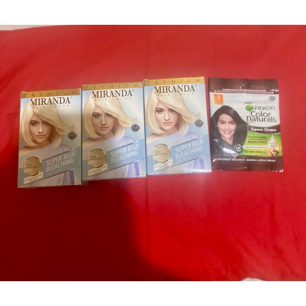 MIRANDA SUPER BLUE BLEACHING / GARNIER COLOR NATURAL 3