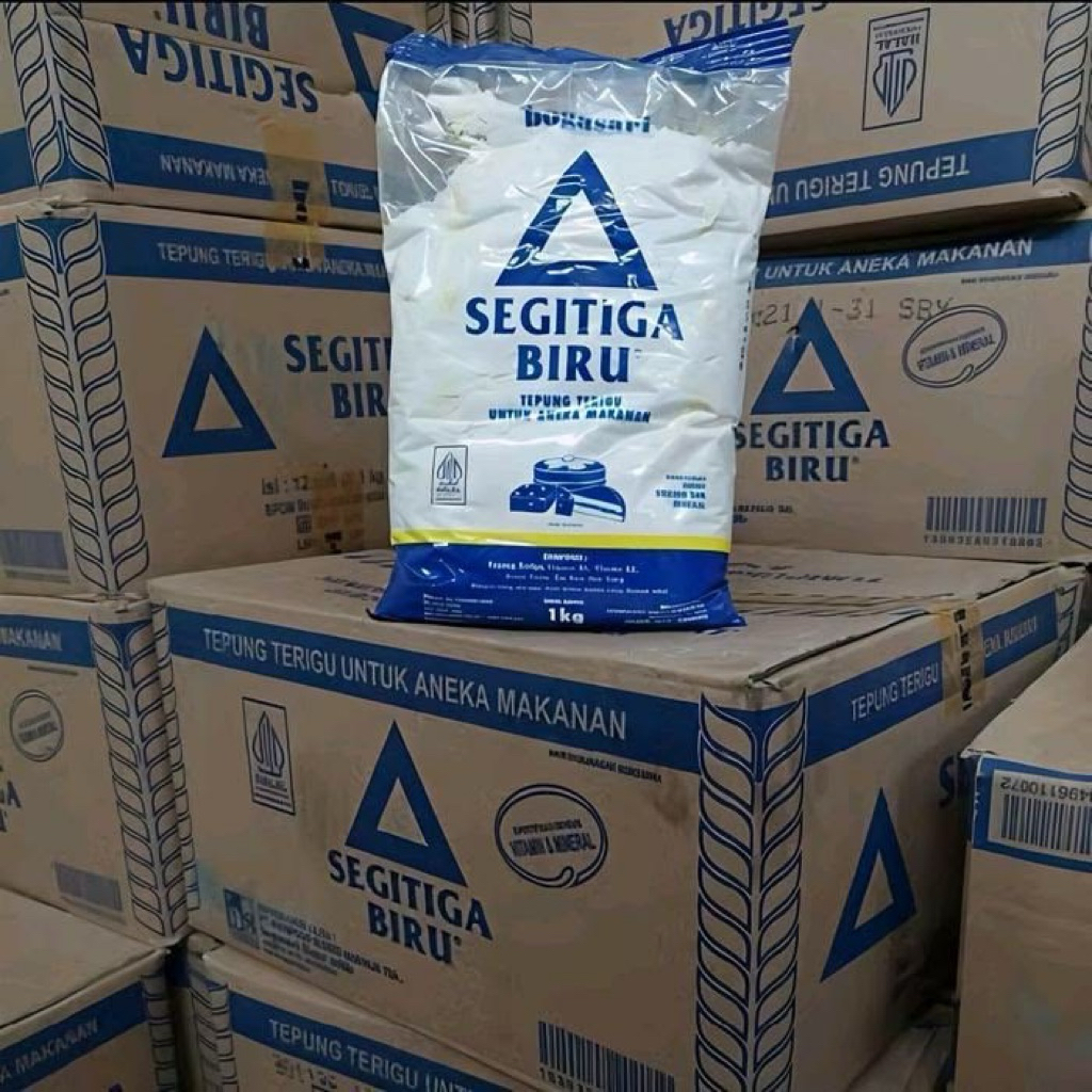 Tepung Segitiga Biru 1Kg 1Dus