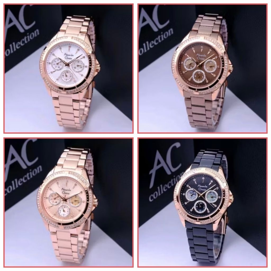 Ac 2644 Jam Tangan Alexandre christie 2644 Alexander Christie cewek