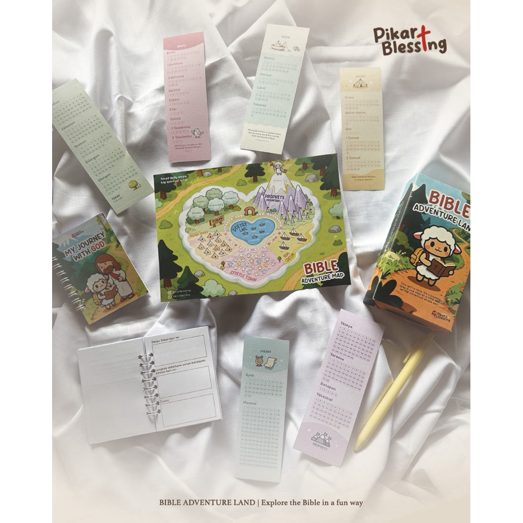 BIBLE ADVENTURE LAND - Bible Reading Journal/ Bible Tracker