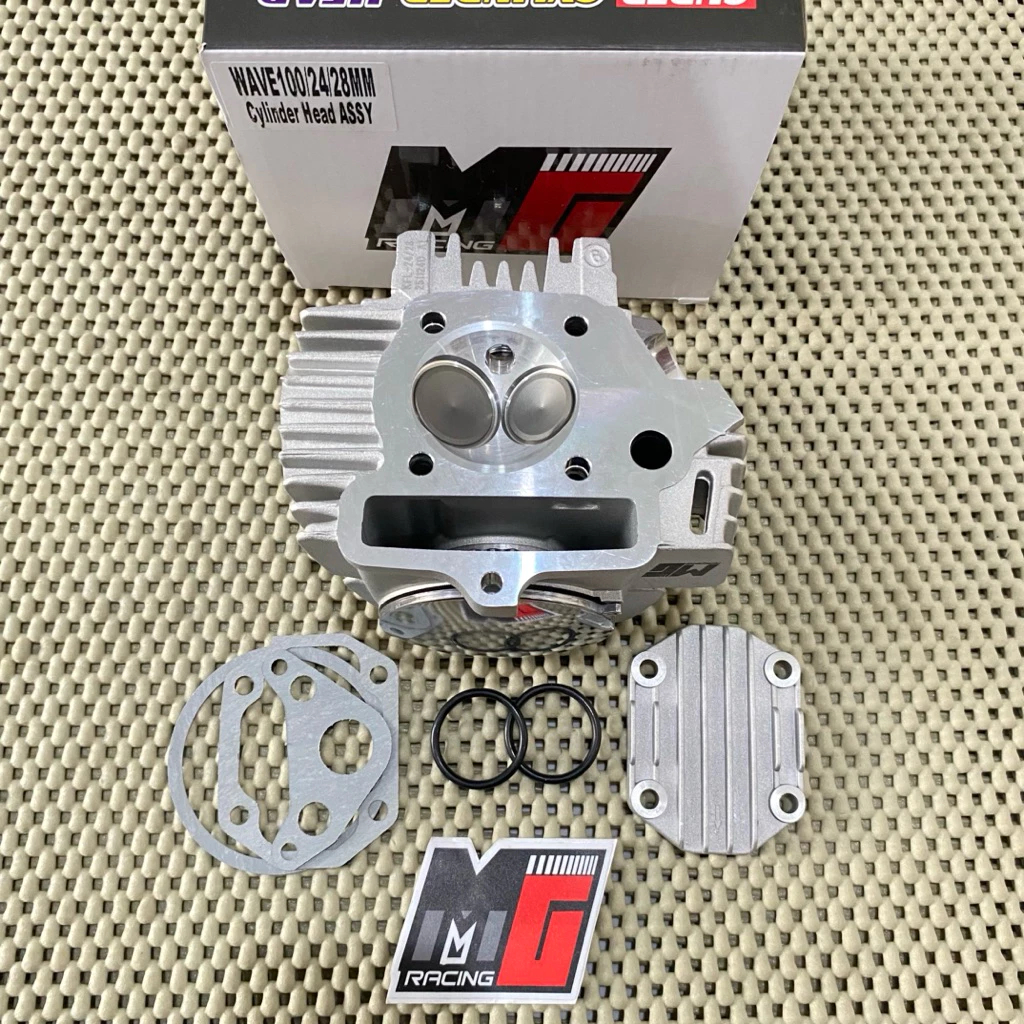 MG RACING CYLINDER HEAD KOP 24/28 HONDA GRAND STAR PRIMA LEGENDA WIN 100 REVO LAMA SUPRA 100 SUPRA X
