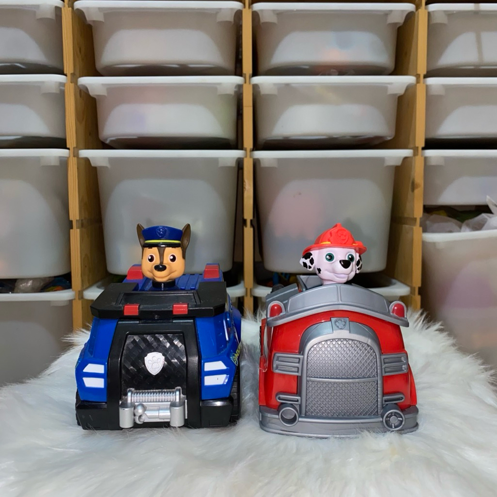 Original SML Set Paw Patrol Chase & Marshall Remote Control Car /Truck Toys Cars