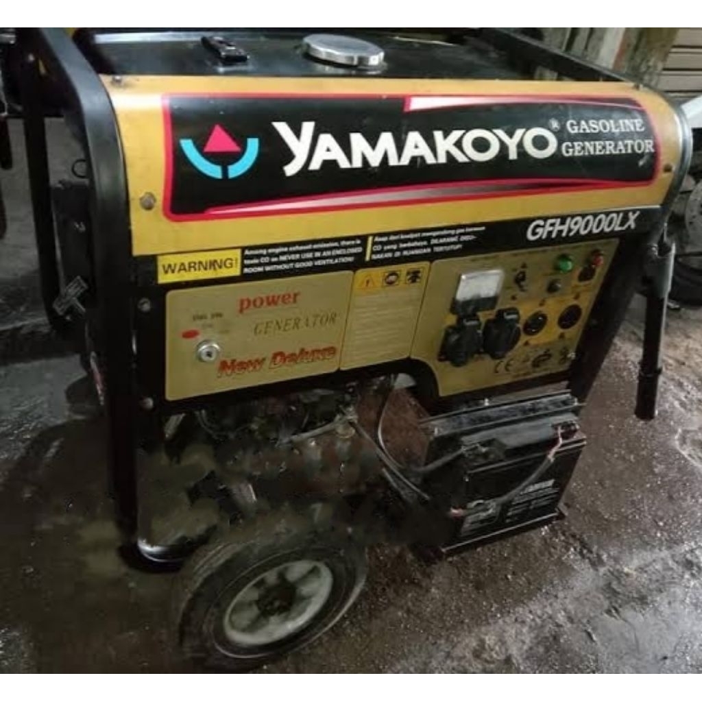 Mesin Genset Yamakoyo GFH 9000 LX 6000 Watt Starter Original