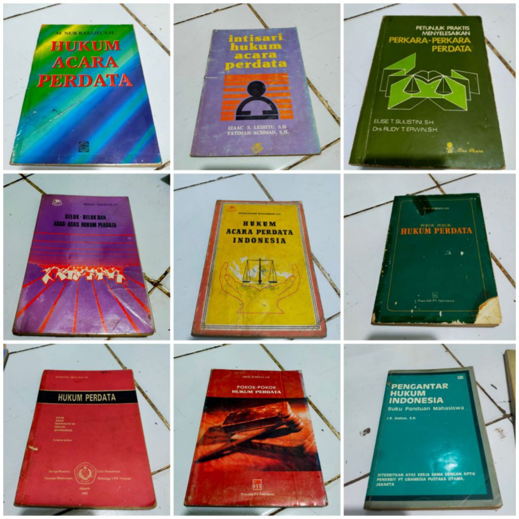HUKUM ACARA PERDATA / PENGANTAR HUKUM INDONESIA / Petunjuk praktis menyelesaikan perkara perkara / S
