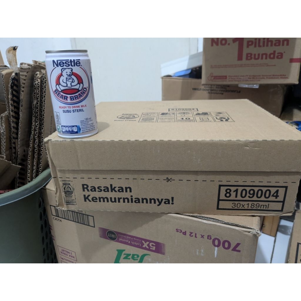 Bear brand susu beruang kaleng 1 dus 30 pcs