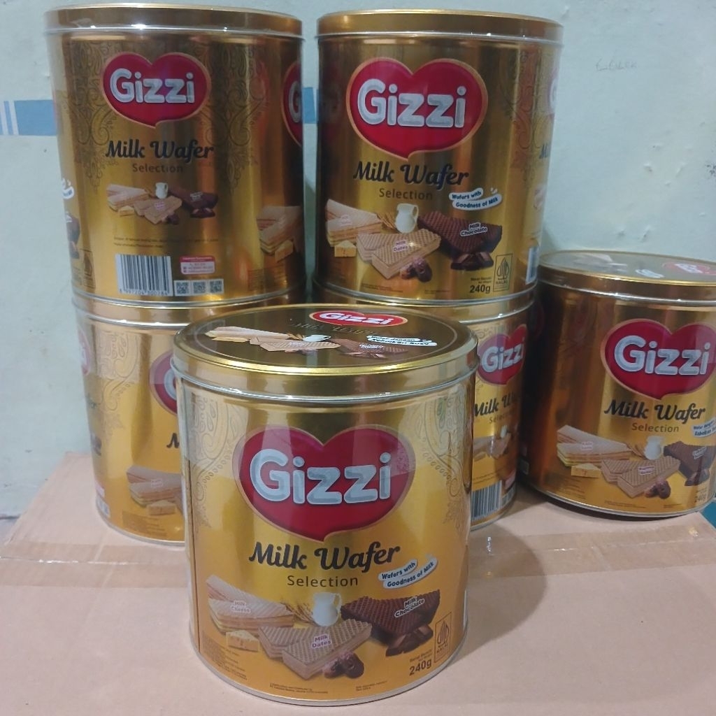 Biskuit Wafer Susu Kaleng 240g -  nabati,Rasa Susu Lembut, Camilan Ideal, Kemasan Praktis
