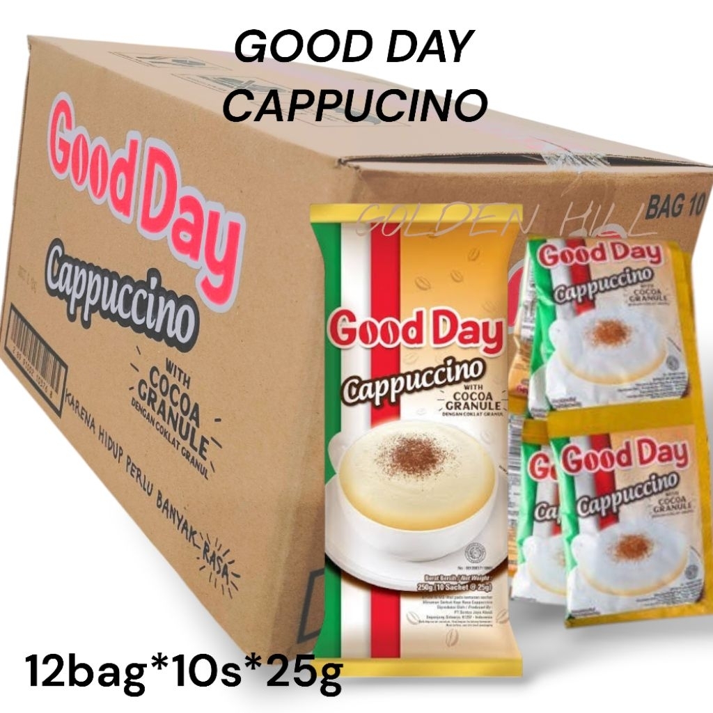 GOOD DAY Cappucino (1 Karton) 12Bag X 10s X 25g