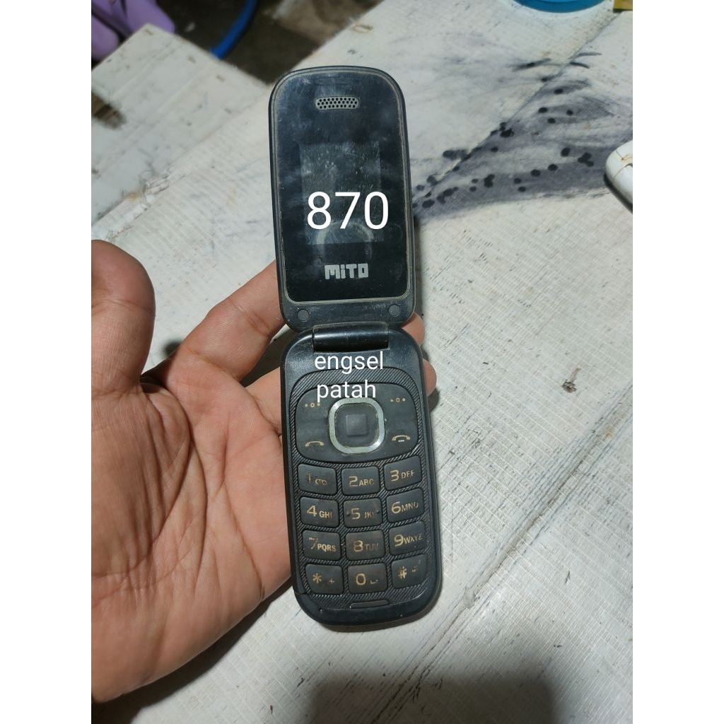 HP lipat Mito 870 rusak anggap jual sparepart bahan