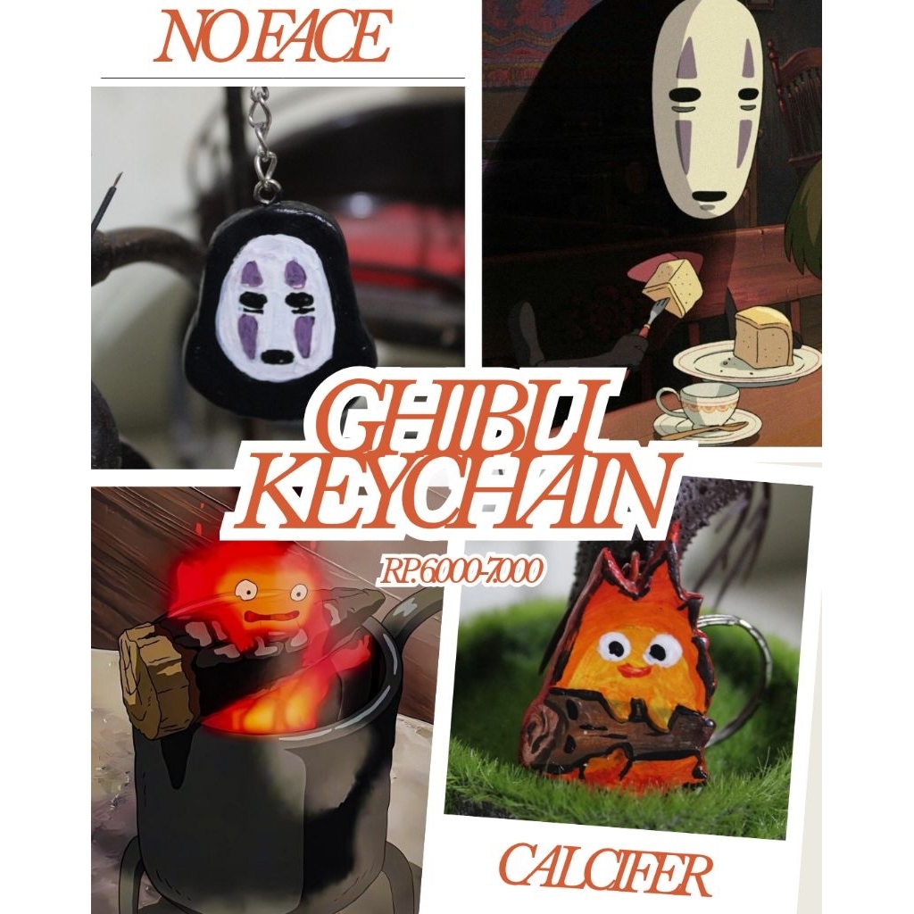CALCIFER KEYCHAIN GHIBLI