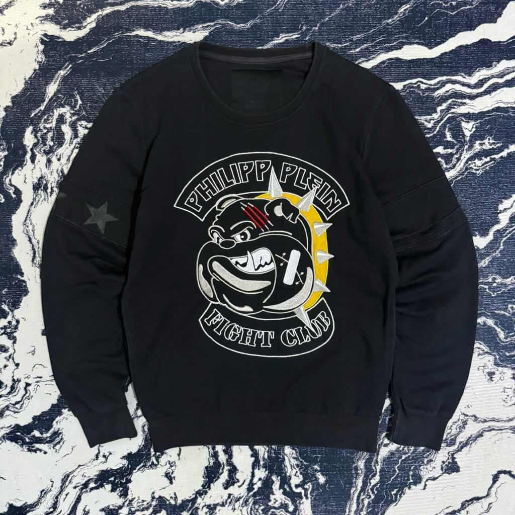 Philipp plein homme fight club buldog crewneck