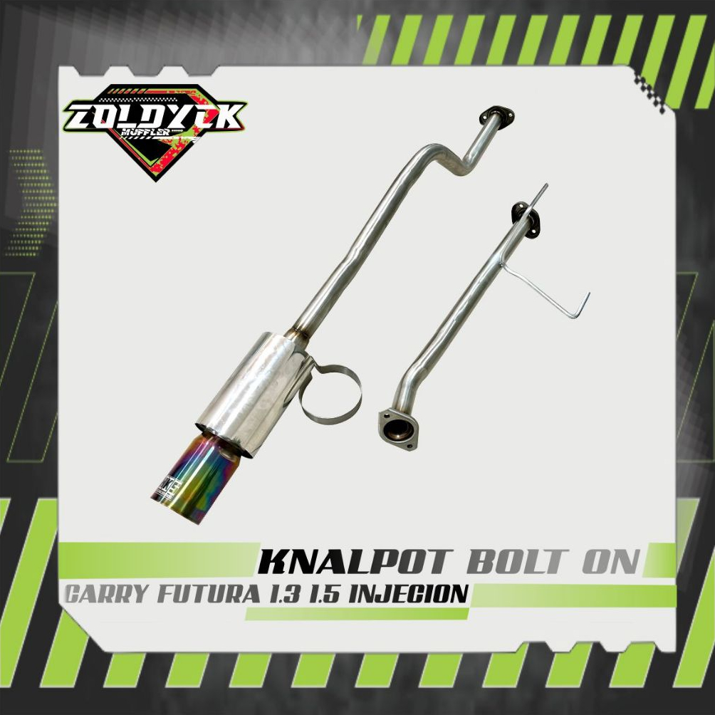 KNALPOT RACING BOLT ON CARRY FUTURA 1.3 1.5 injecion / Karburator
