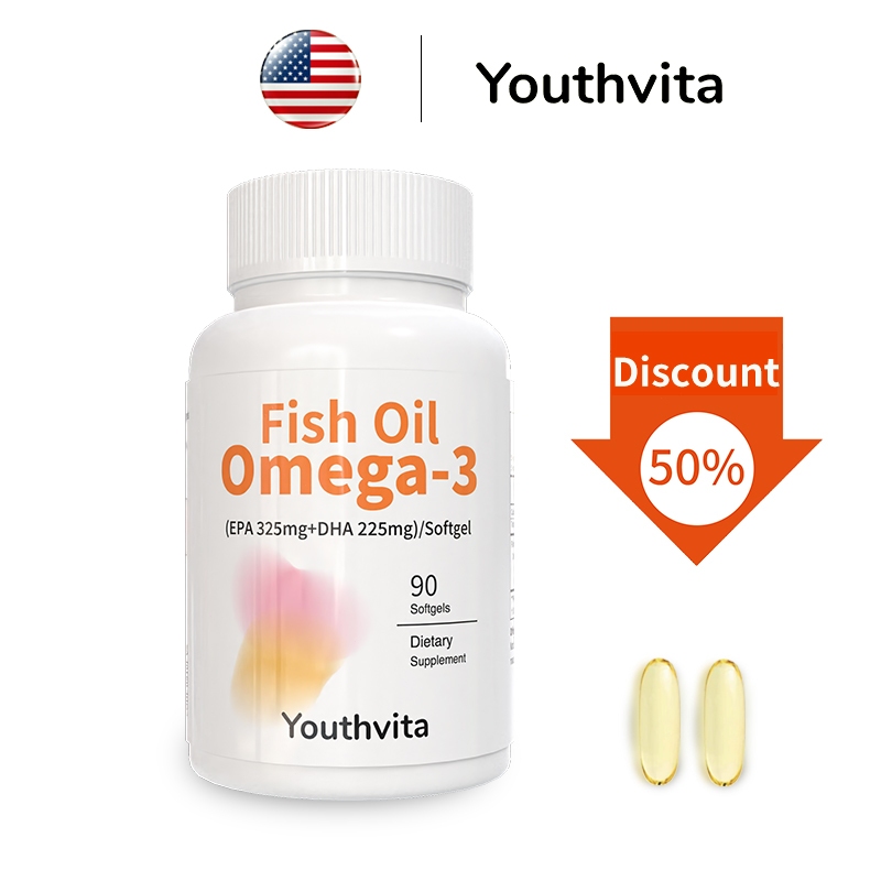 Omega 3 Fish Oil 1000mg, dha epa, 90 Softgels