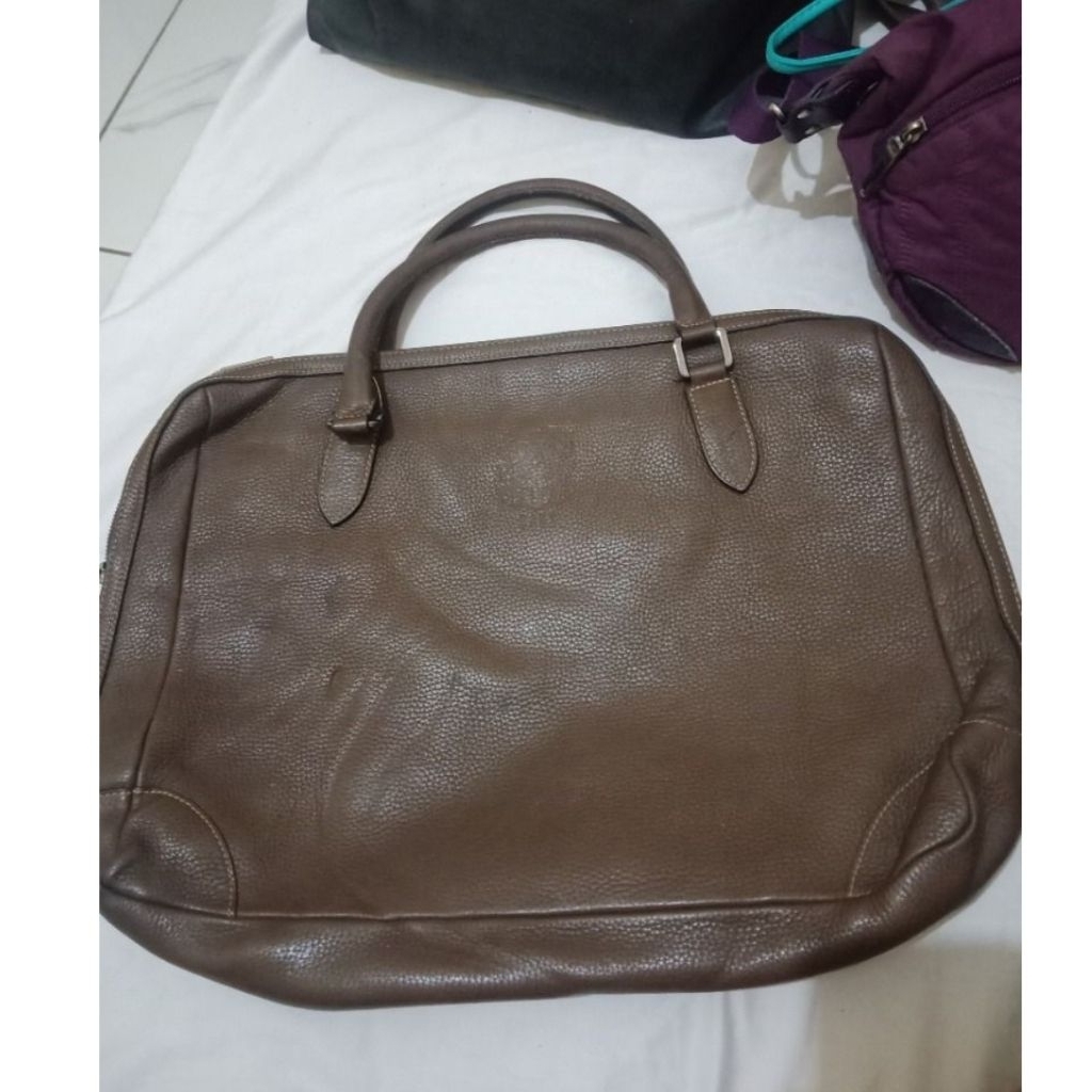 Tas laptop brand DAKS FULL KULIT ASLI