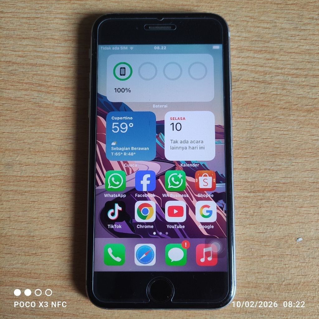 iphone 6s Bypass Wifi only cek deskripsi