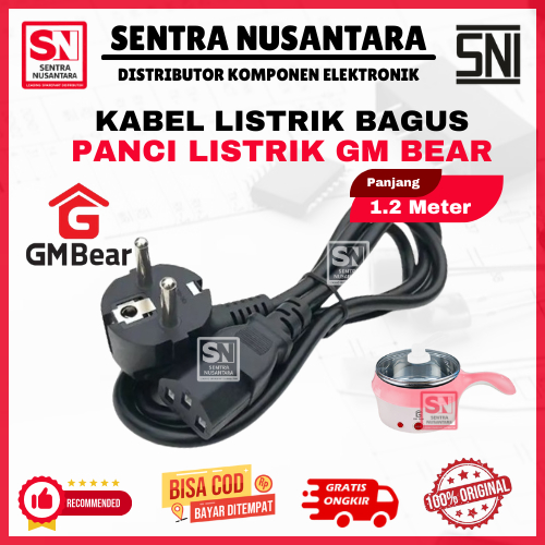 KABEL LISTRIK  GM BEAR HIGH QUALITY ANTI KORSLET | COK KABEL PANCI PORTABLE GM BEAR | PANCI LISTRIK 