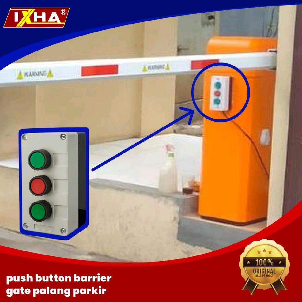 push button barrier gate palang parkir