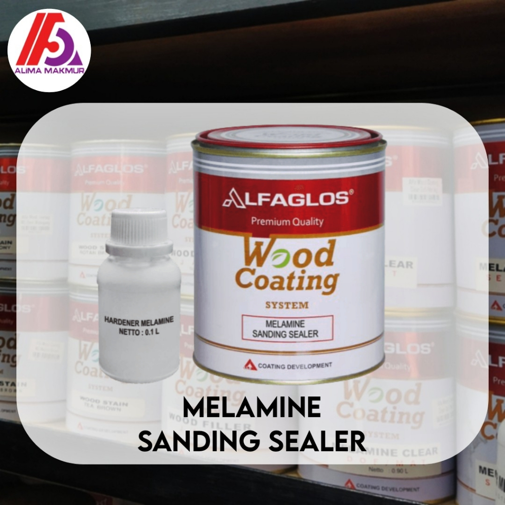 Alfaglos Melamine Sanding Sealer 1liter / Sanding Sealer Alfaglos Melamine / Meamine Sanding Sealer