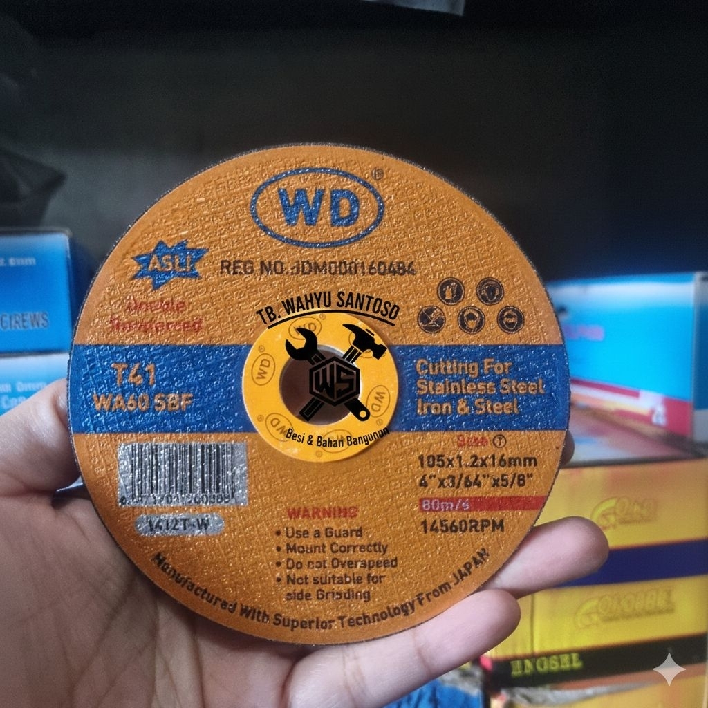 WD Mata Gerinda Potong 4" (T41 WA60 SBF)