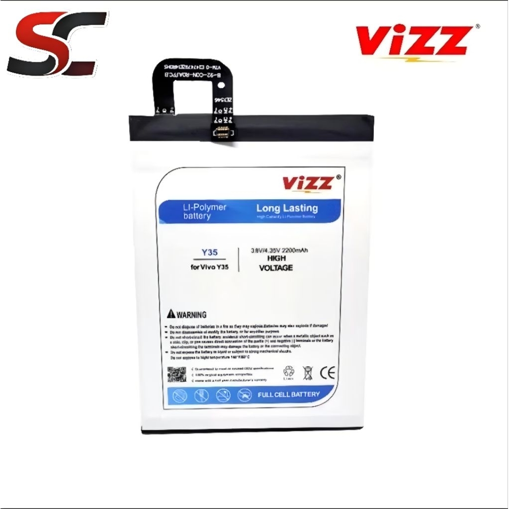 Baterai VIVO Y35 Batre VIVO B-92 B92 B 92 Baterai VIZZ Original