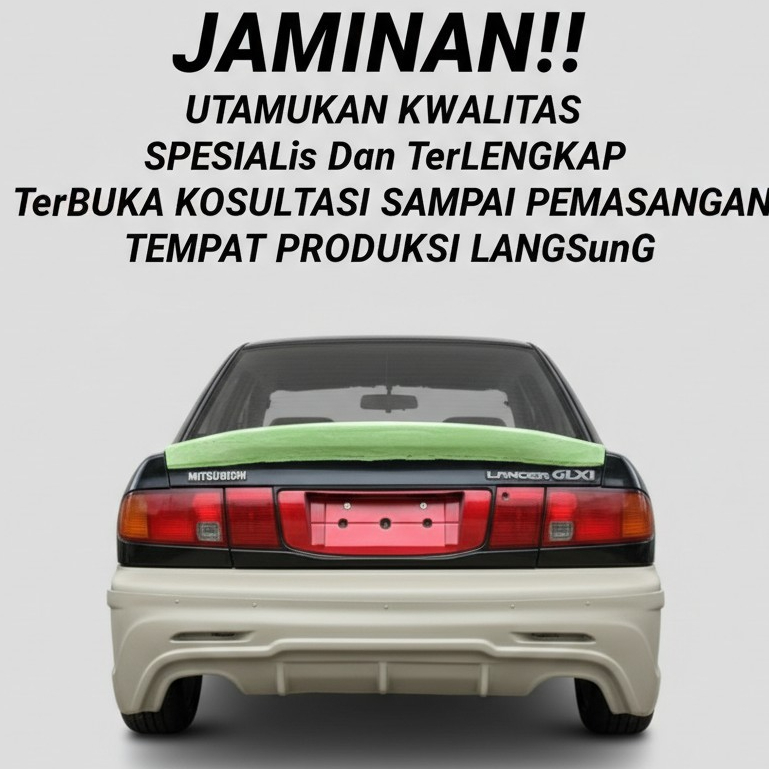Bodykit Belakang Full Bumper Evo 3  LANCER GTi/GLXi/Gsr
