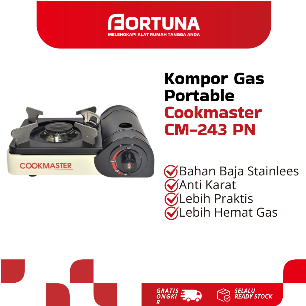 Kompor Portable Cookmaster CM-243 PN