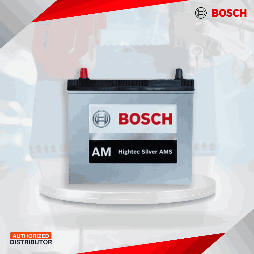 BOSCH Aki Mobil 75B24R Daya Start Kuat Tahan Lama 55Ah 12V Maintenance Free