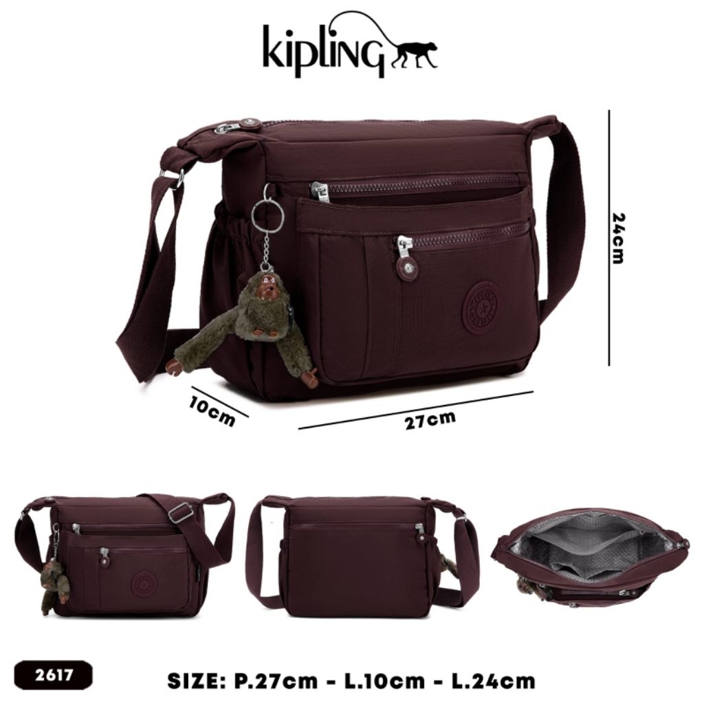 TAS SELEMPANG WANITA FREE GANTUNGAN KAPASITAS BESAR 2617 // ￼TAS SELEMPANG WANITA BESAR / TAS BAHU W