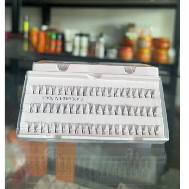 BULU MATA TANAM FLARE MEDIUM BLACK HALUS DAN LEMBUT