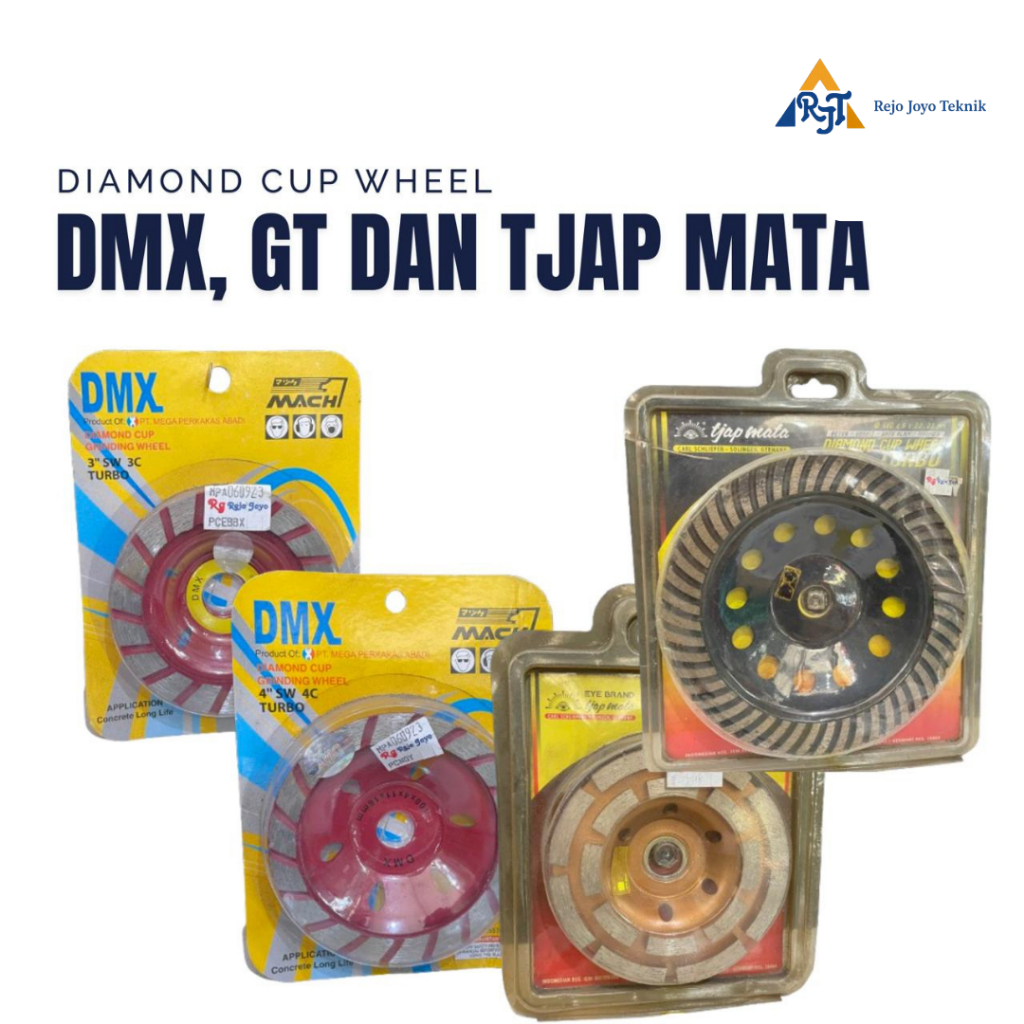DMX & TJAP MATA - Diamond Cup Wheel Merek GT dan Tjap Mata