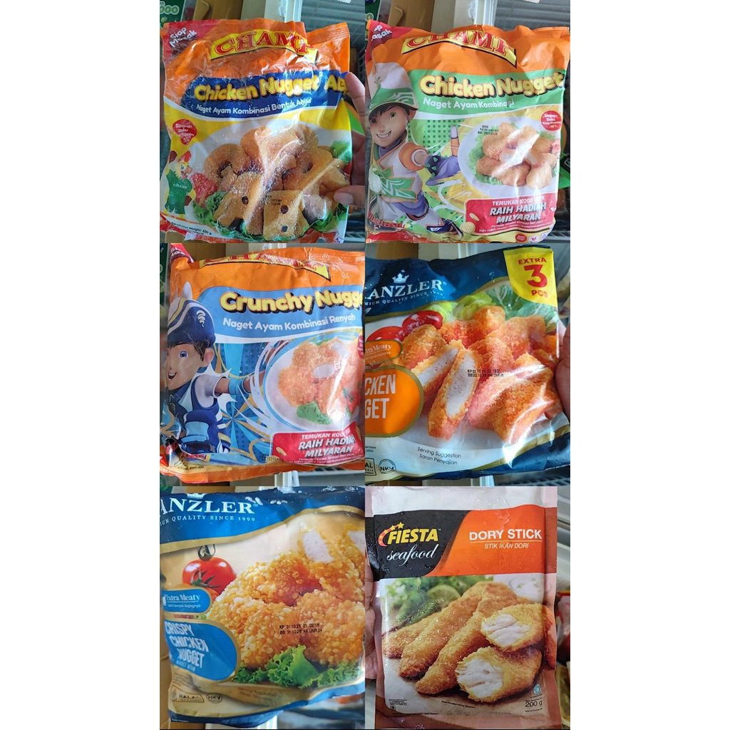 Champ Kanzler Fiesta chicken nugget abc crunchy crispy dory stick
