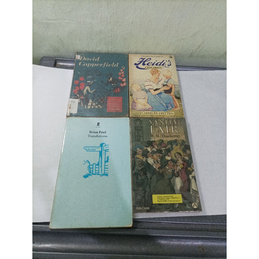 novel import klasik translation (Brian Friel),  David Copperfield (Charles Dickens), Heidi's childre