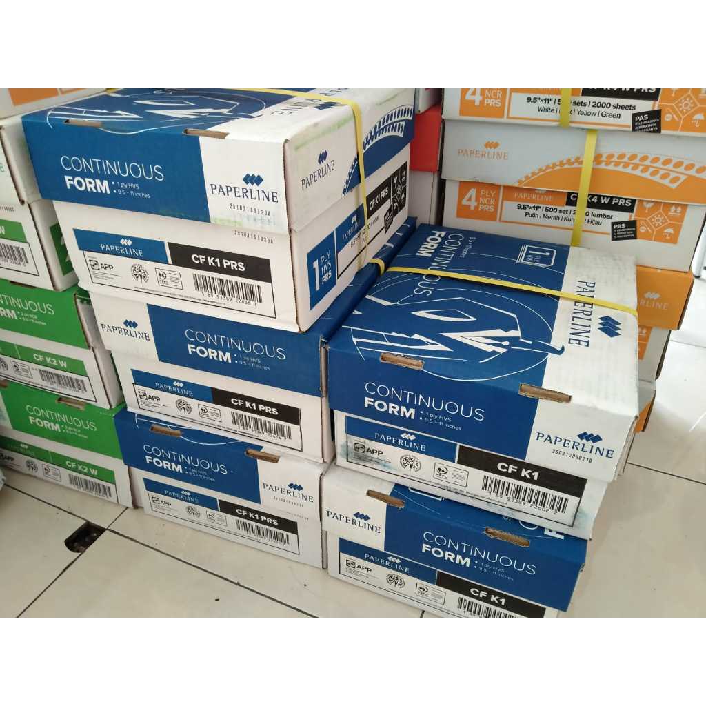 CONTINUOUS FORM PAPERLINE 1 PLY PUTIH NON PERFORASI CONTINUOUS FORM PAPERLINE 1 PLY PUTIH PERFORASI