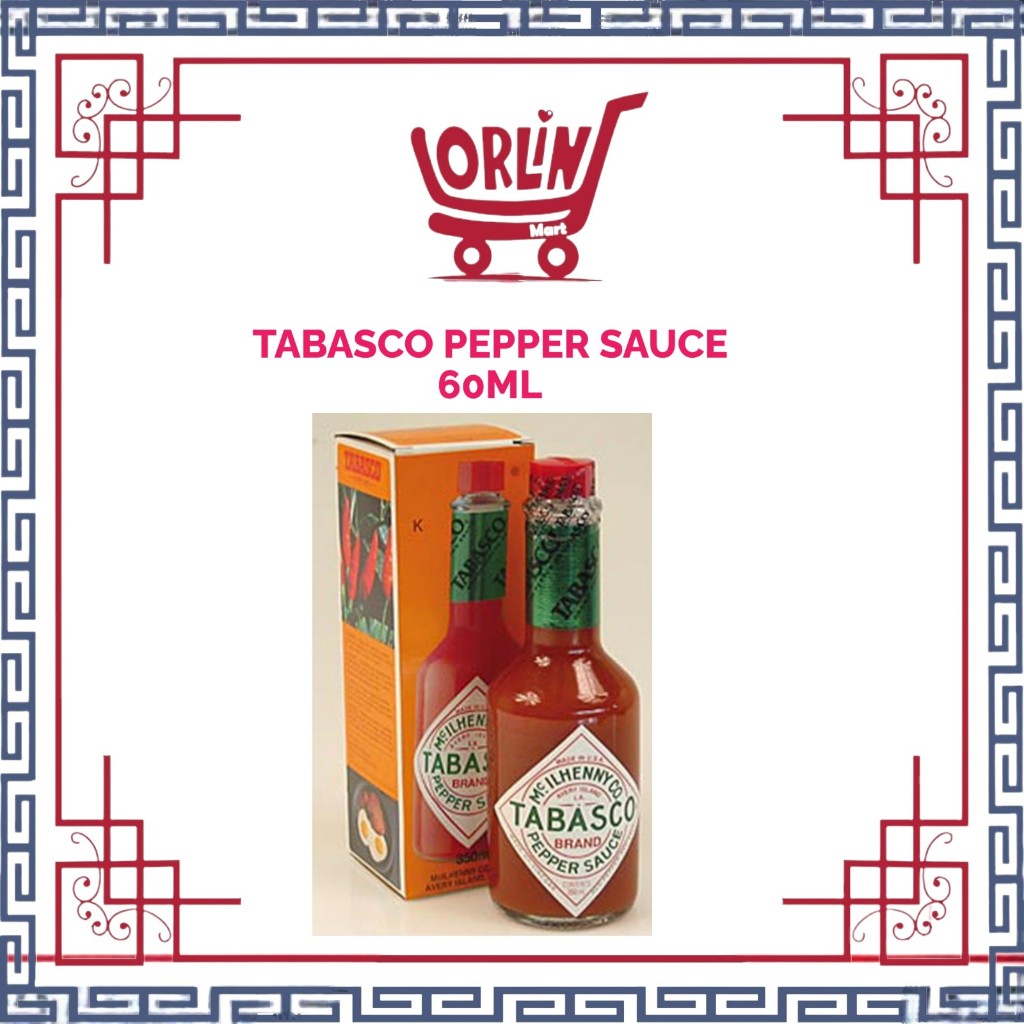 TABASCO PEPPER SAUCE 60ML/TABASCO/HOT SAUCE