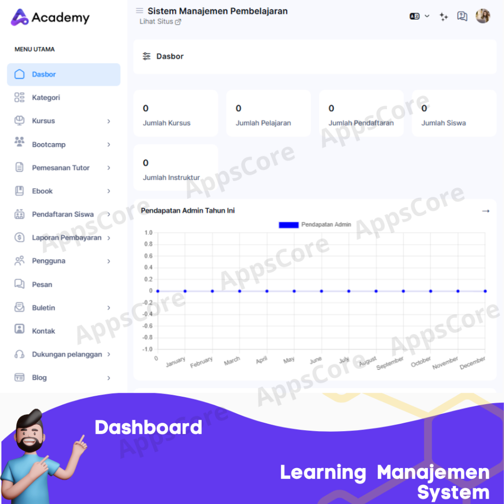 Sistem Manajemen Pembelajaran Laravel Akademi LMS
