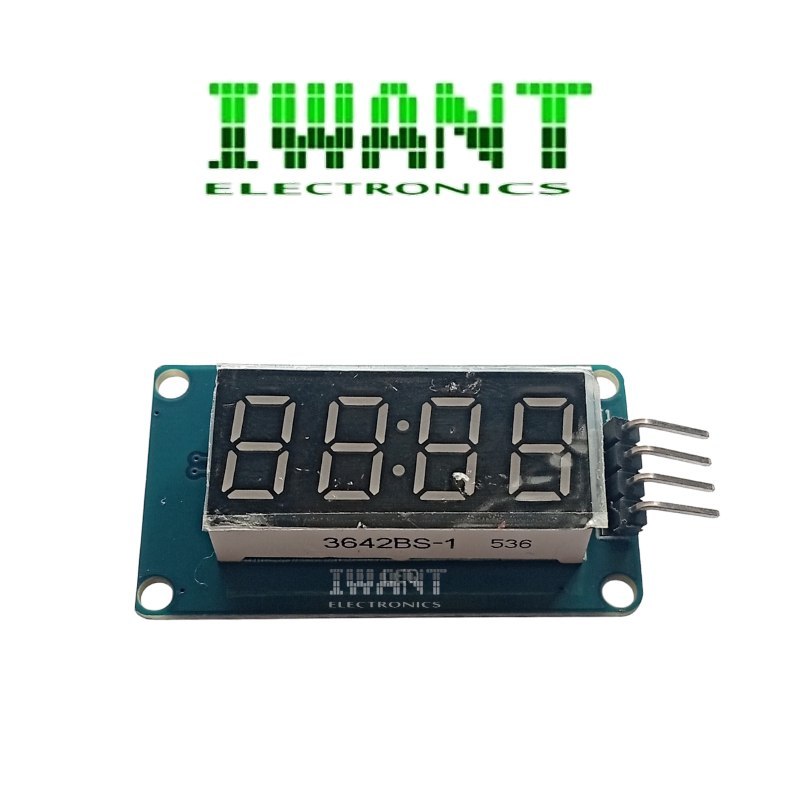 TM1637 4 DIGIT DISPLAY 7 SEGMENT JAM MODULE SEVEN SEGMENT TM 1637