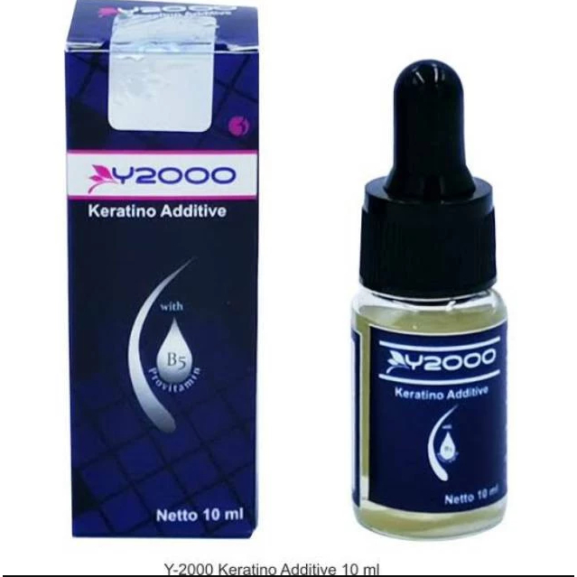 Y2000 Keratino Additive 10ml Memperbaiki Rambut Keratin Provitamin B5 Semua Tipe