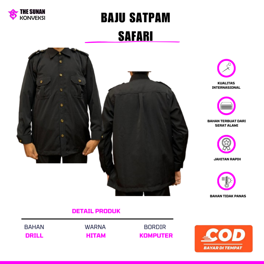 SATPAM SAFARI BAJU  SERAGAM SATPAM SAFARI  BAJU SERAGAM SATPAM SAFARI  BAJU