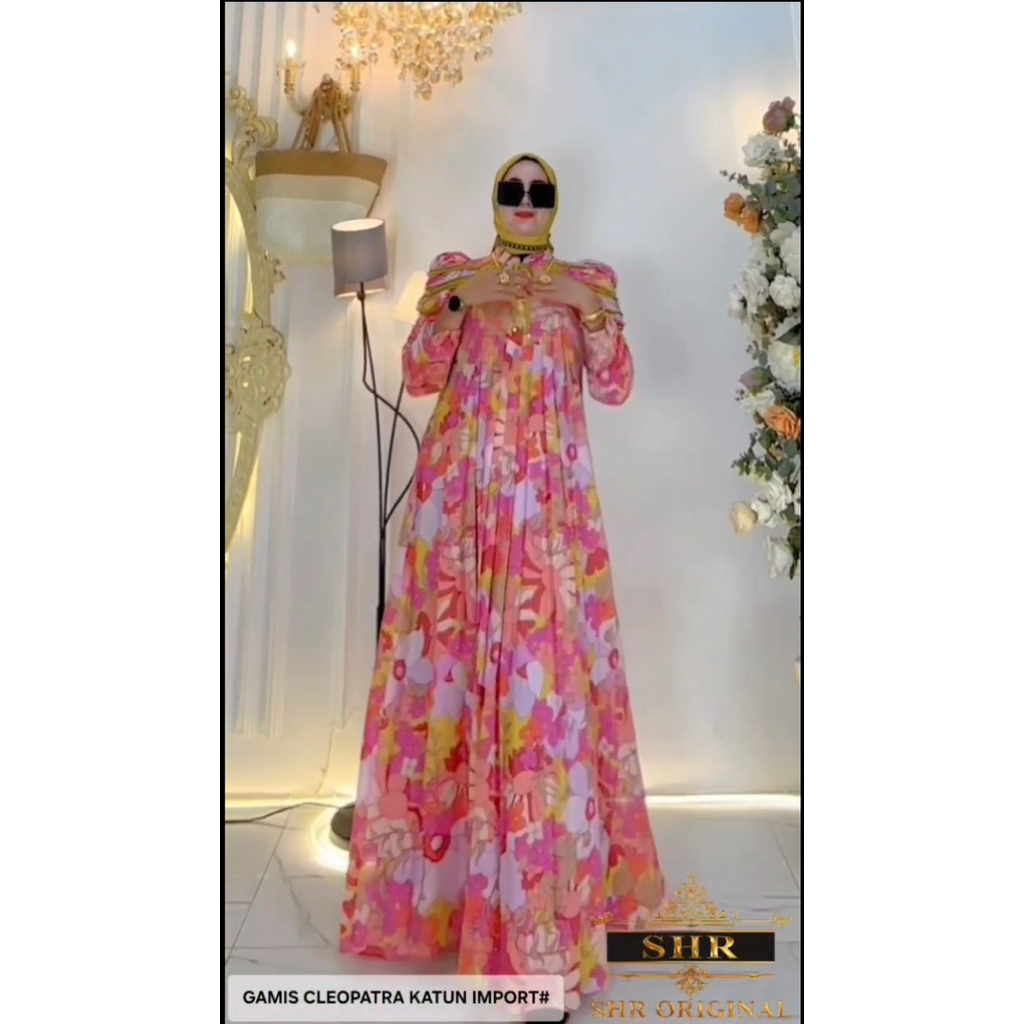 NEW SHR ORI MAXI DRESS CLEOPATRA KATUN BKK FULL PURING BY SHR 100%
