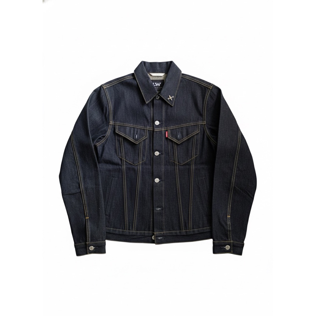 wingman trucker raw jacket