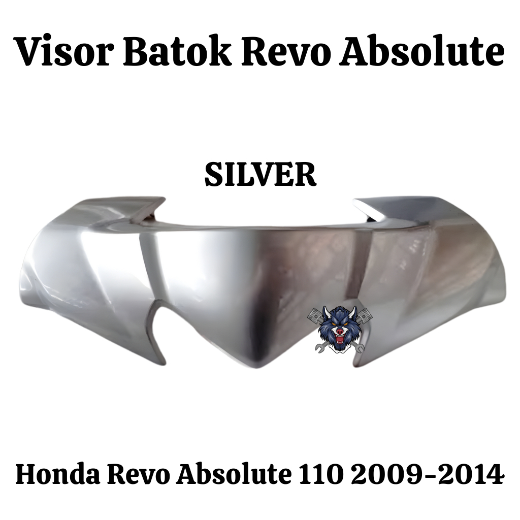 Visor Revo Absolute Batok Atas Revo Absolute 110 th 2009-2014 Silver