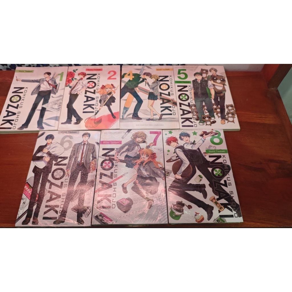 komik komikus shojo nozaki 1,2, 4-8 set