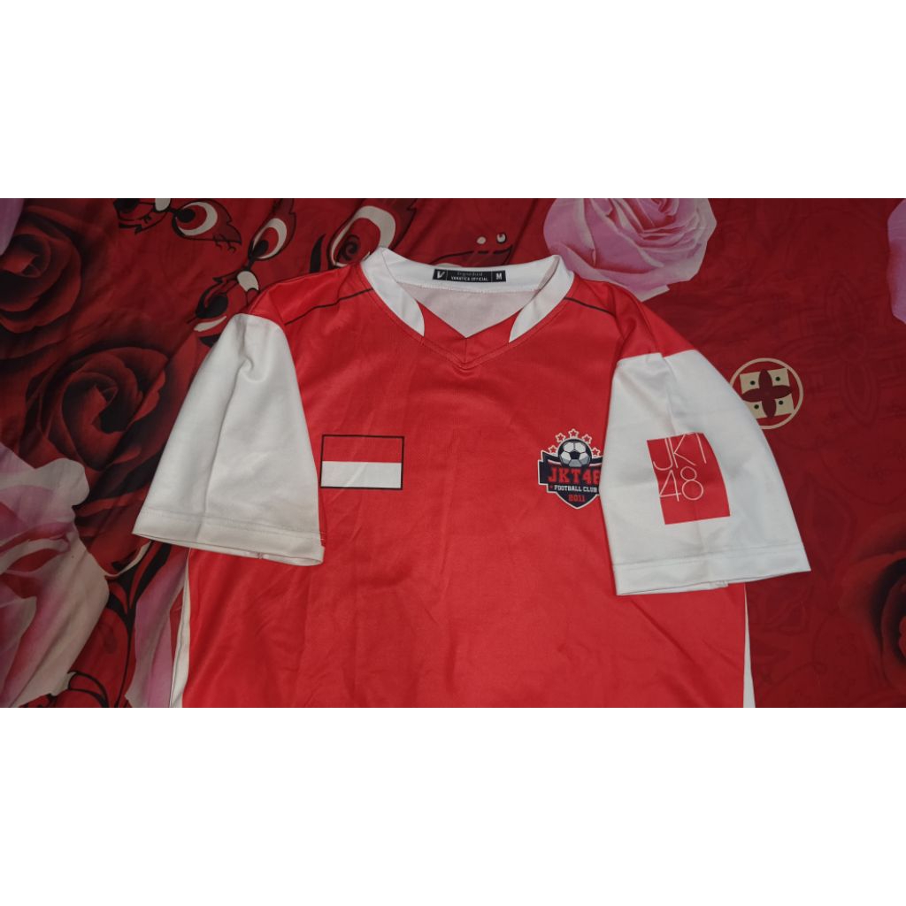 Preloved, Jersey unofficial JKT48 custom name FREYA size M